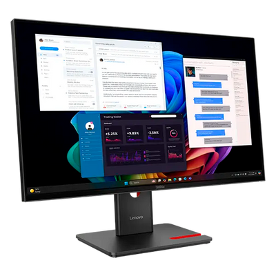 Lenovo - 27" ThinkVision T27UD-40, IPS WLED, 60Hz, 4mc, UHD (3840x2160) 4K, HDMI+DP+TypeC, Tilt, Swivel, Pivot, HAS, Eclipse Black (64AFGAT2EU)