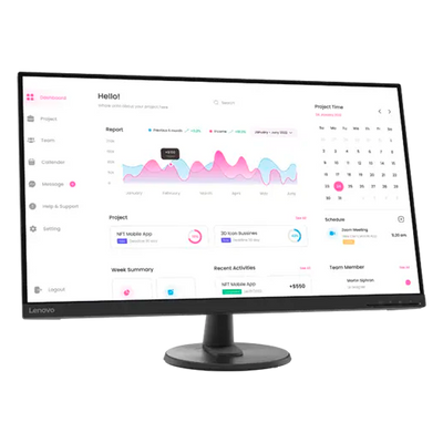 Lenovo - 32" D32-40  Monitor, VA, 75Hz, 4mc, FHD(1920x1080), HDMI, Black (66FCGAC2EU)