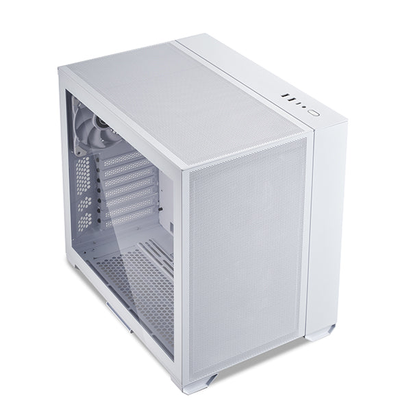 Lian Li O11 Air Mini oq korpus, to'rli old panel