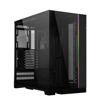 Lian Li O11 Dynamic EVO XL qora korpus, shishali panellar