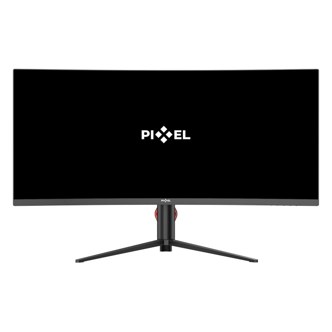 Pixel - 34" PXG34WQC Gaming Curved Monitor, VA, 200Hz, 1mc, QHD (2560*1440), HAS, HDMI, Display port, Speakers