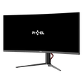 Pixel - 34" PXG34WQC Gaming Curved Monitor, VA, 200Hz, 1mc, QHD (2560*1440), HAS, HDMI, Display port, Speakers