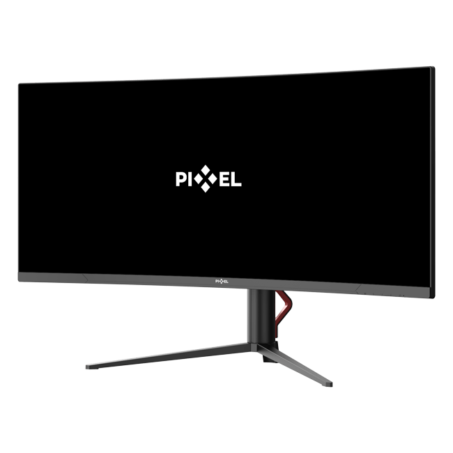 Pixel - 34" PXG34WQC Gaming Curved Monitor, VA, 200Hz, 1mc, QHD (2560*1440), HAS, HDMI, Display port, Speakers