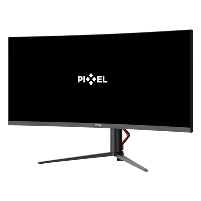 Pixel - 34" PXG34WQC Gaming Curved Monitor, VA, 200Hz, 1mc, QHD (2560*1440), HAS, HDMI, Display port, Speakers
