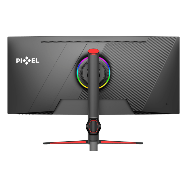 Pixel - 34" PXG34WQC Gaming Curved Monitor, VA, 200Hz, 1mc, QHD (2560*1440), HAS, HDMI, Display port, Speakers