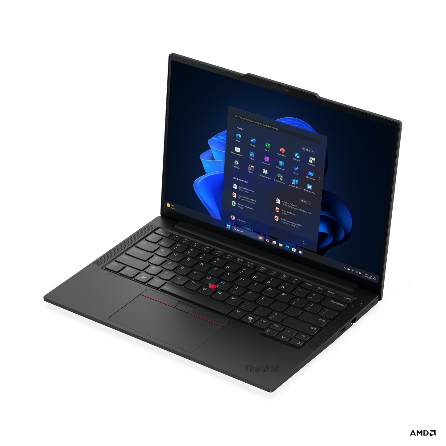 Lenovo ThinkPad E14 G7 biznes noutbuki, Ryzen 5-220, 14 dyuym WUXGA IPS, qora