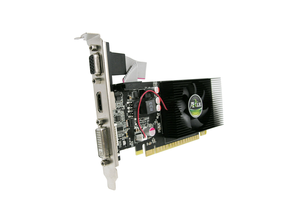 Axle GeForce GT 730 videokarta, 4 GB DDR3, past profil