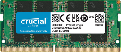 Crucial DDR4 SODIMM 16GB 3200