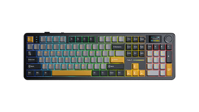 Игровая клавиатура F108 Pro проводная, RGB подсветка, полноразмерная