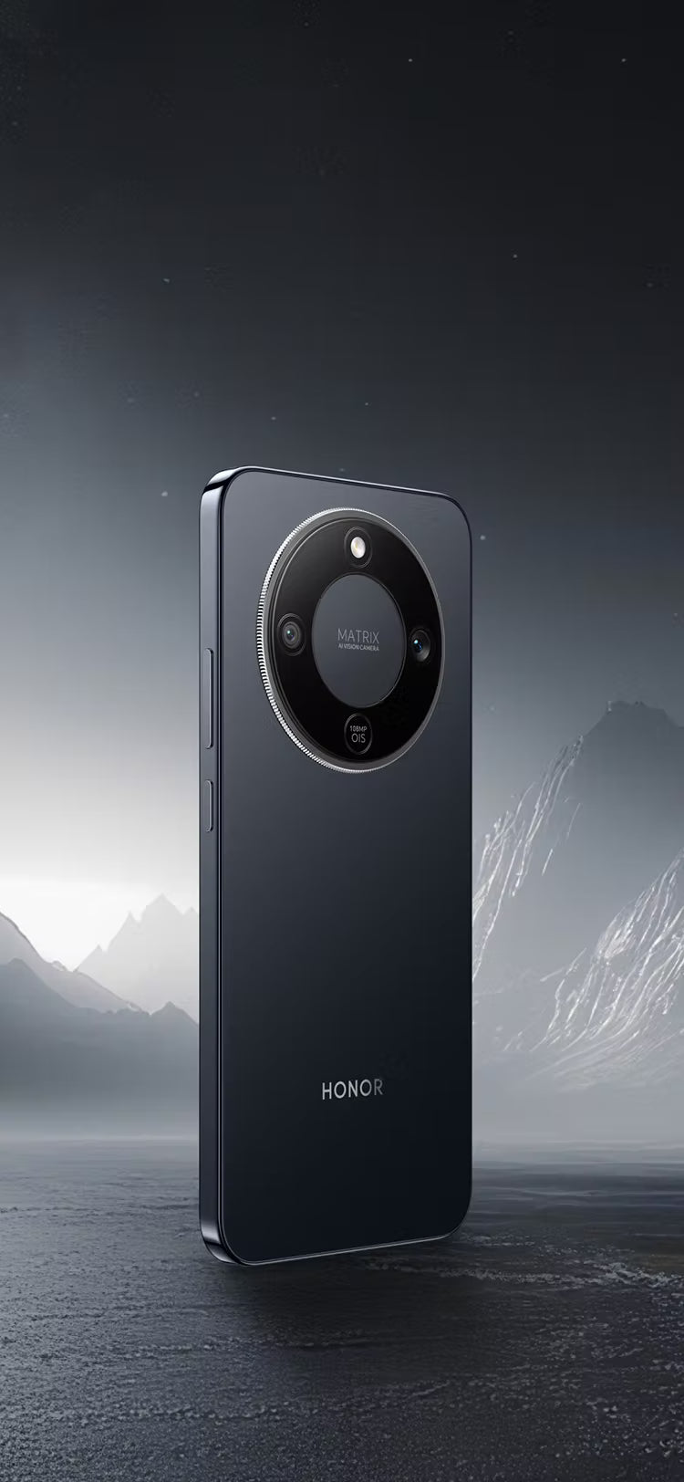 Honor X9d smartfoni, Midnight Black rangda