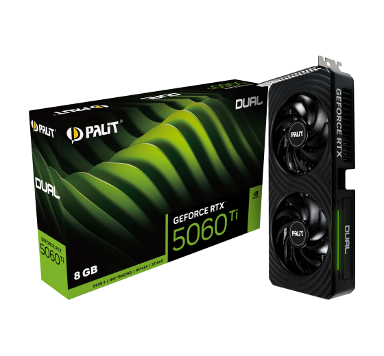 Palit GeForce RTX 5060 Ti Dual 8 GB GDDR7 videokarta