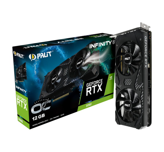 Palit GeForce RTX 3060 Infinity 2 OC videokarta, 12 GB GDDR6