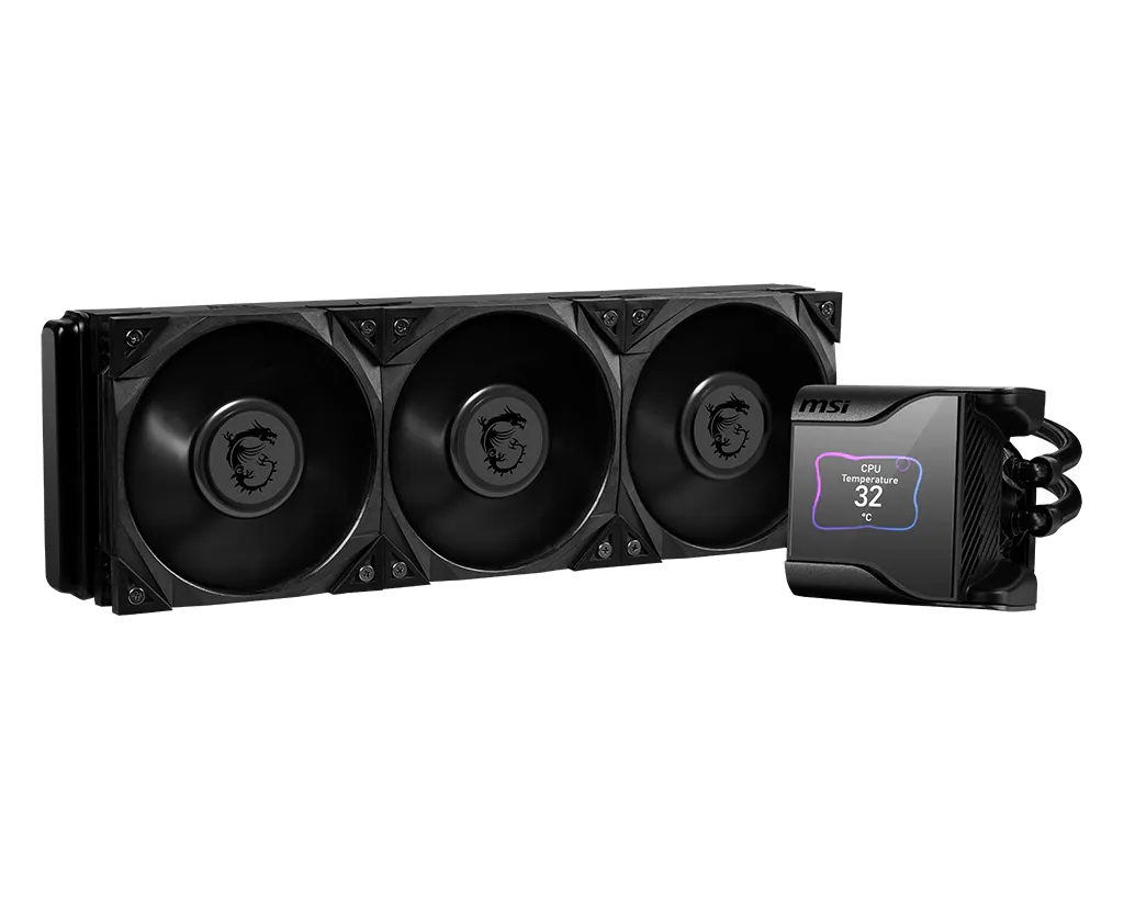 MSI MEG CORELIQUID S360 360mm suvli kuler, nasos blokida 2.4 dyuymli IPS displey