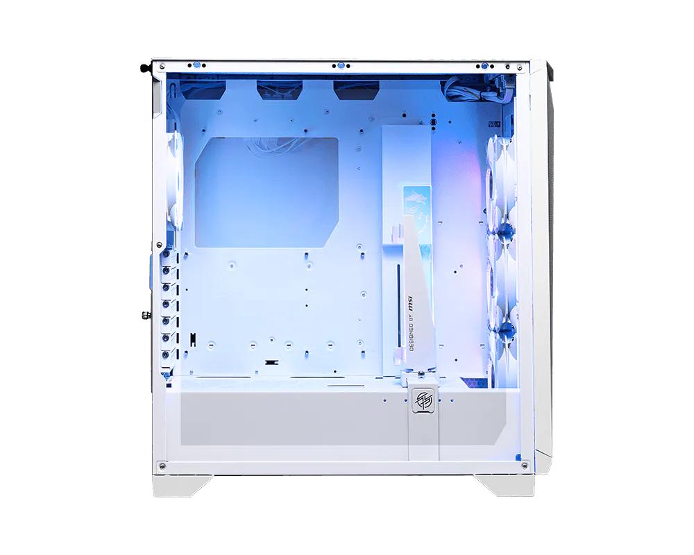 MSI MPG GUNGNIR 300R AIRFLOW White oq E-ATX korpus, to'rli old panel va ARGB kulerlar