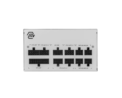 MSI MAG A850GL PCIE5 White oq rangli 850W to'liq modulli quvvat bloki