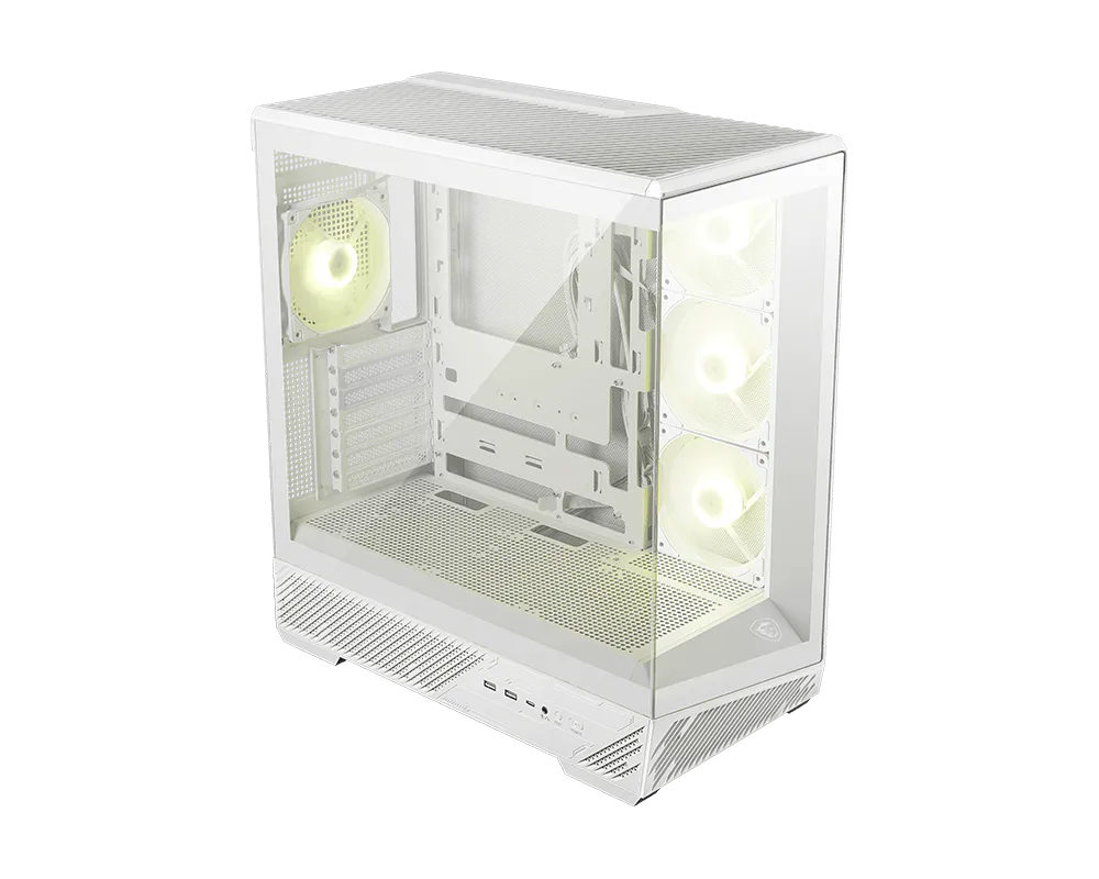 MSI MAG PANO 130R PZ White oq ATX korpus, panoramali shisha va ARGB kulerlar