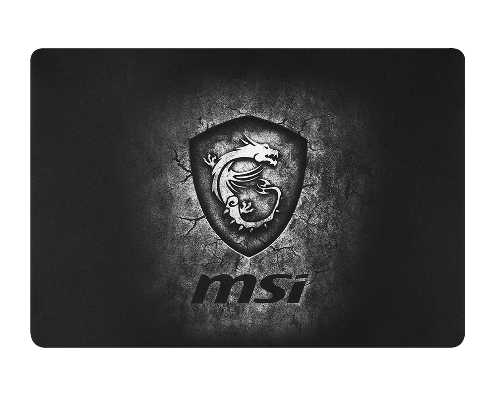 MSI Agility GD20 qora o'yin gilamchasi, MSI drakon logotipi bilan