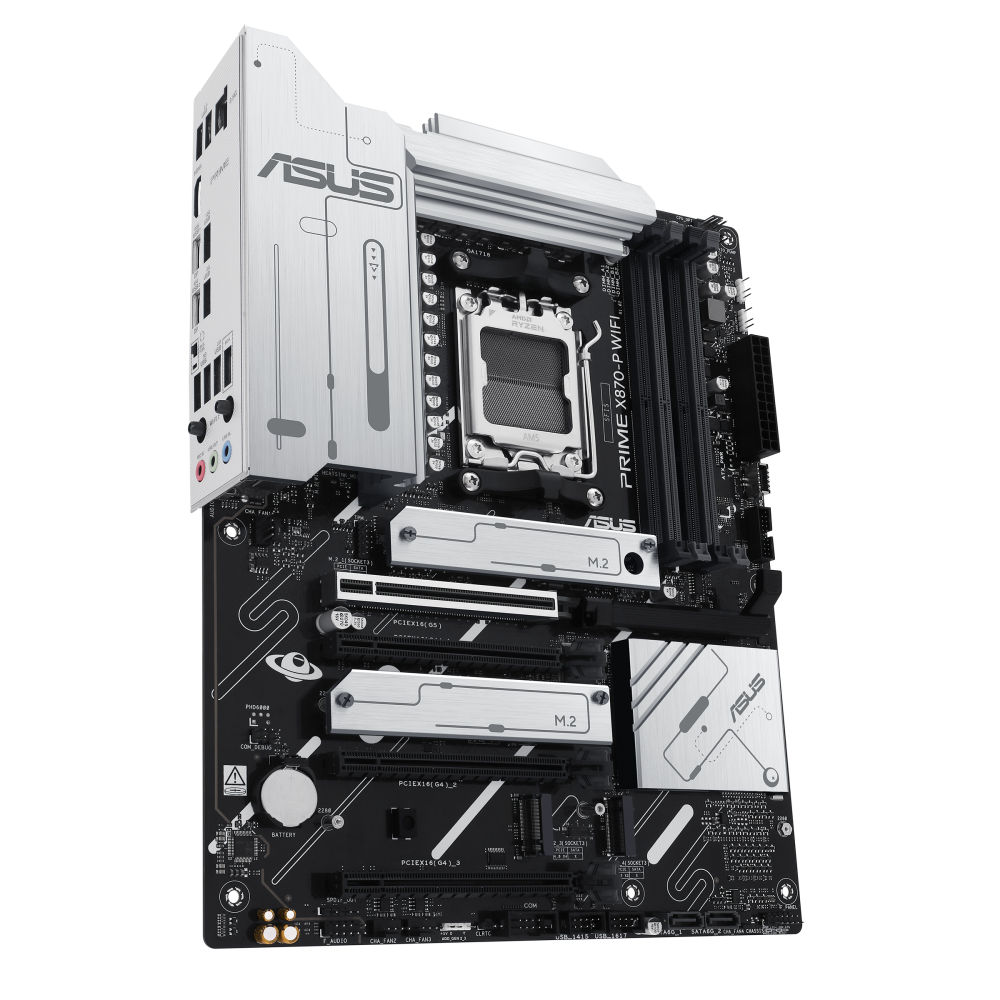 ASUS PRIME X870-P WIFI ona plata, AM5, 2 ta USB4, 4 ta M.2, ATX