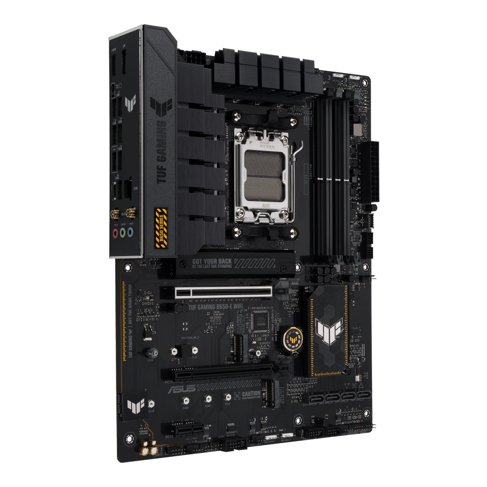 ASUS TUF GAMING B650-E WIFI ona plata, AM5, 3 ta M.2, Wi-Fi 6E, ATX