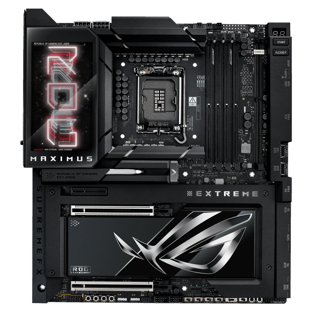ASUS ROG MAXIMUS Z890 EXTREME ona plata, LGA1851, Thunderbolt 5, 10G LAN, E-ATX