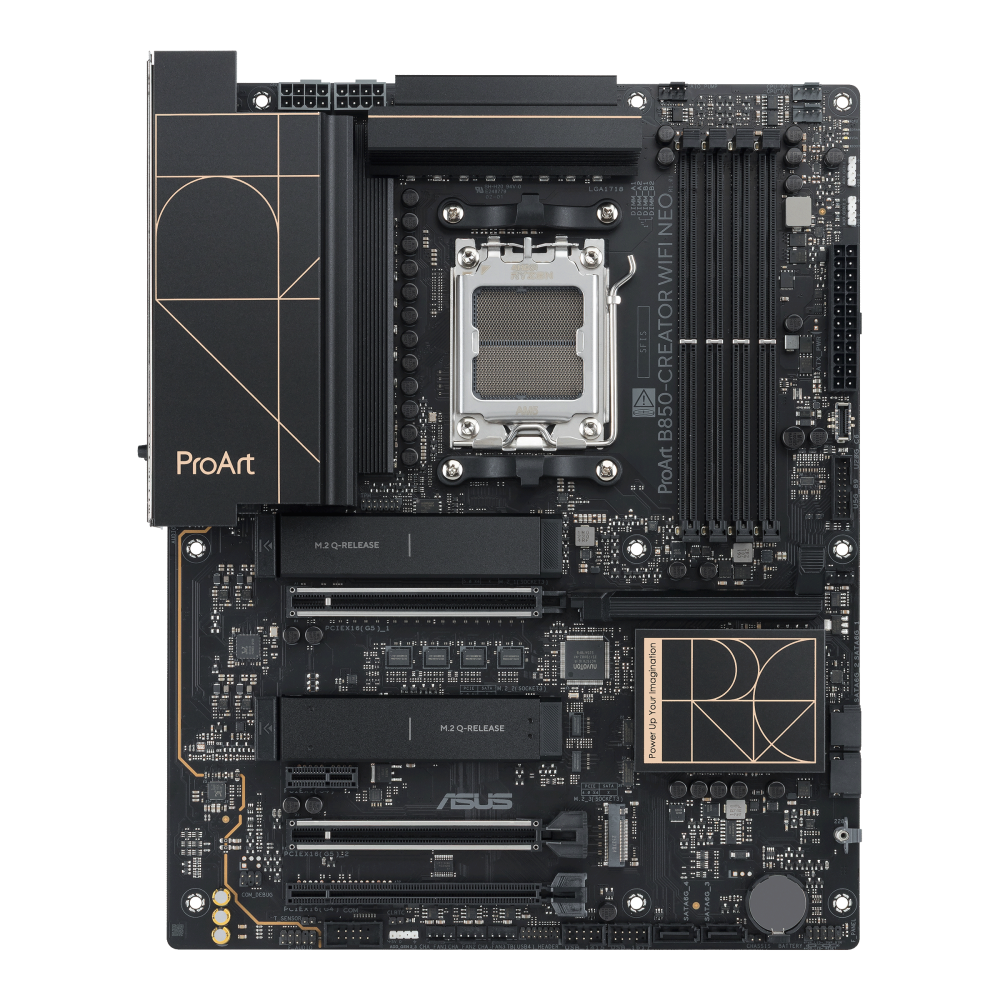 ASUS ProArt B850-CREATOR WIFI NEO ona plata, AM5, 2 x 5G LAN, ATX