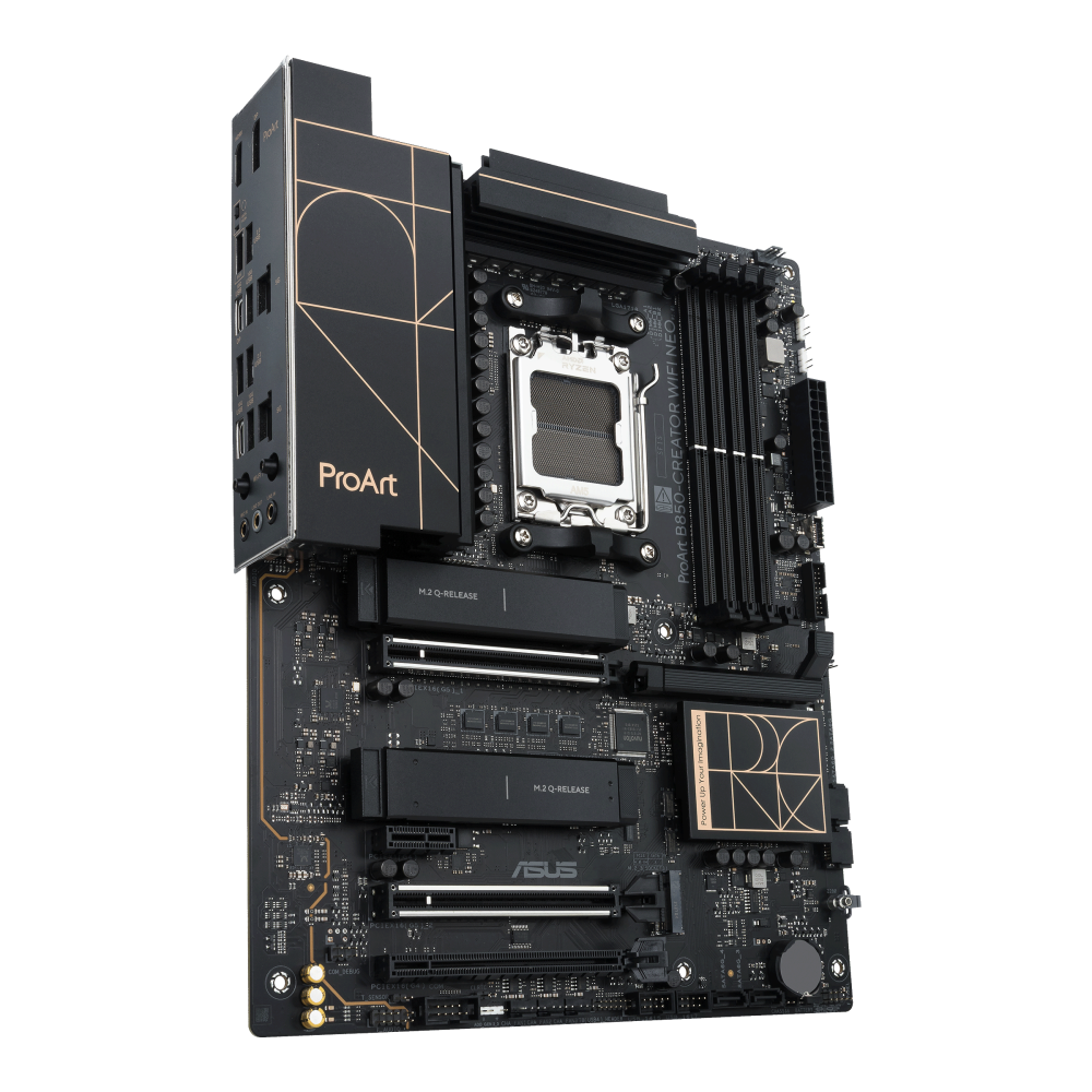 ASUS ProArt B850-CREATOR WIFI NEO ona plata, AM5, 2 x 5G LAN, ATX