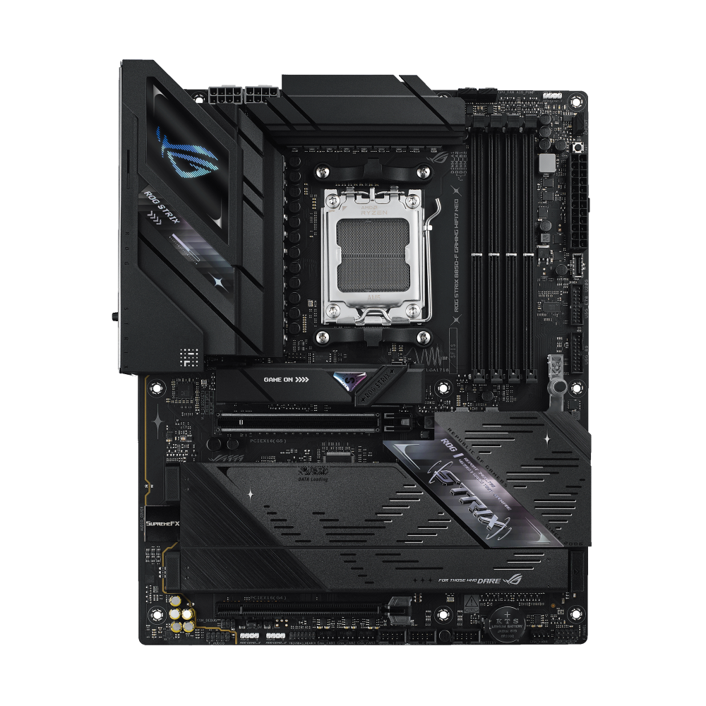 ASUS ROG STRIX B850-F GAMING WIFI7 NEO ona plata, AM5, 4 ta M.2, ATX
