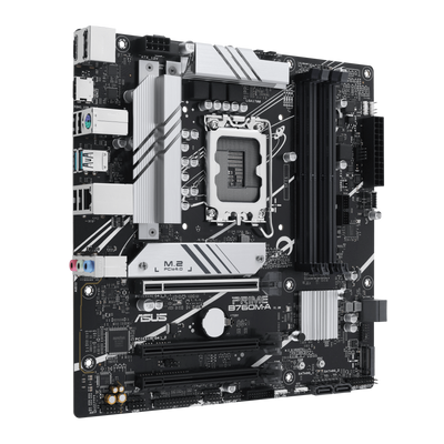 ASUS PRIME B760M-A-CSM ona plata, LGA1700, 3 ta monitor, Micro-ATX
