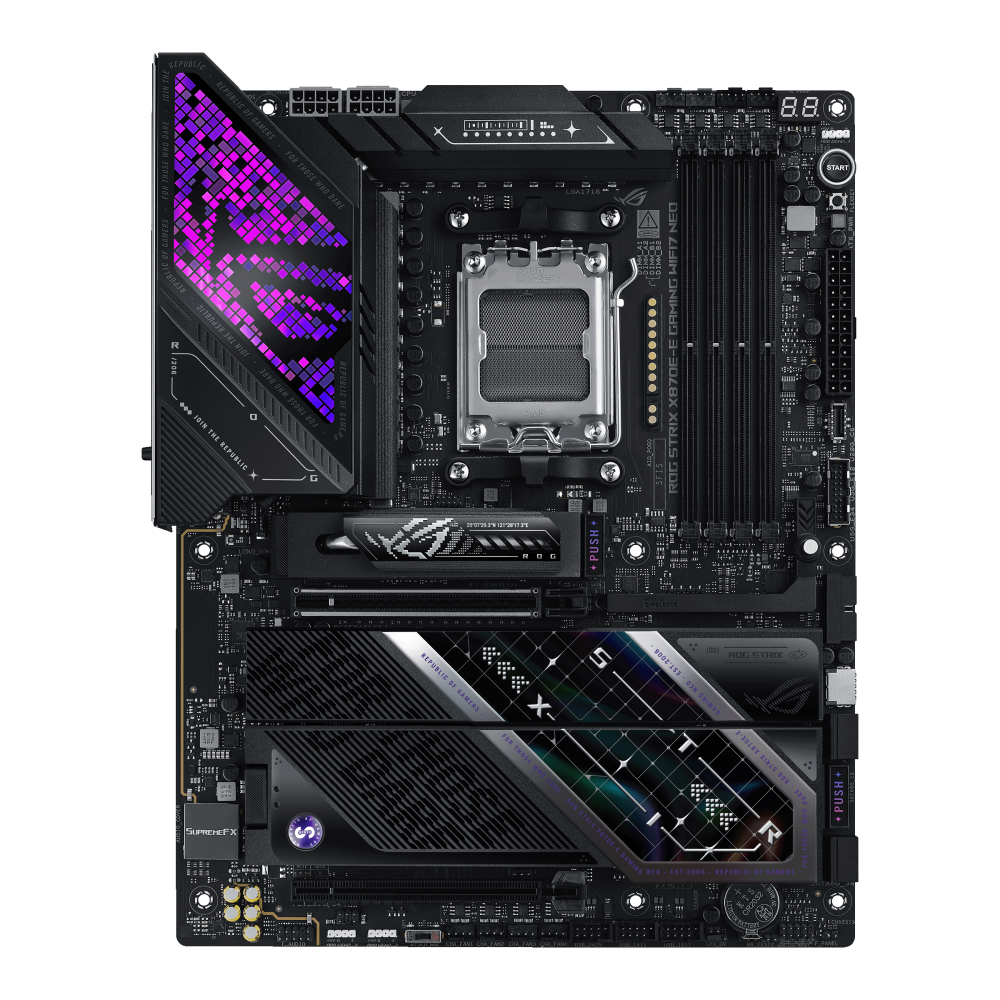 ASUS ROG STRIX X870E-E GAMING WIFI7 NEO ona plata, AM5, 5 ta M.2, ATX