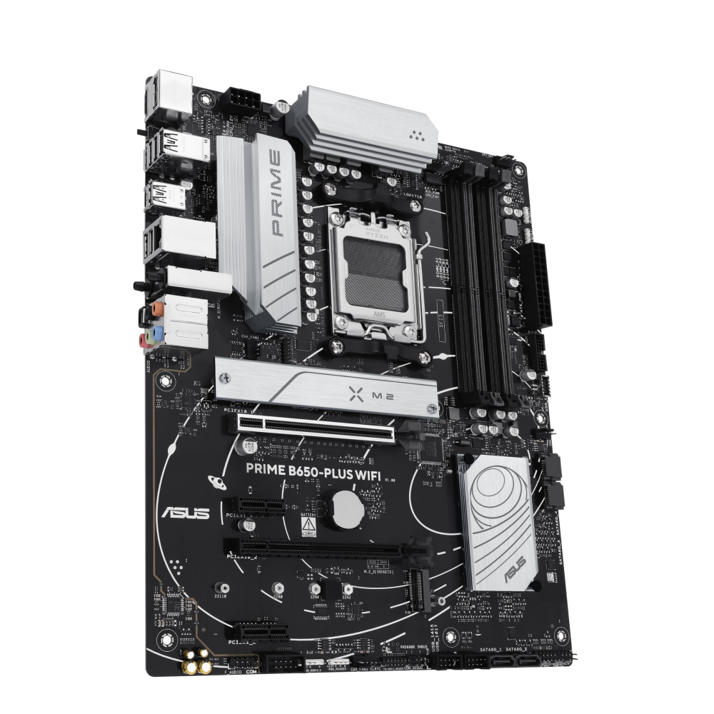 ASUS PRIME B650-PLUS WIFI ona plata, AM5, Wi-Fi 6E, ATX