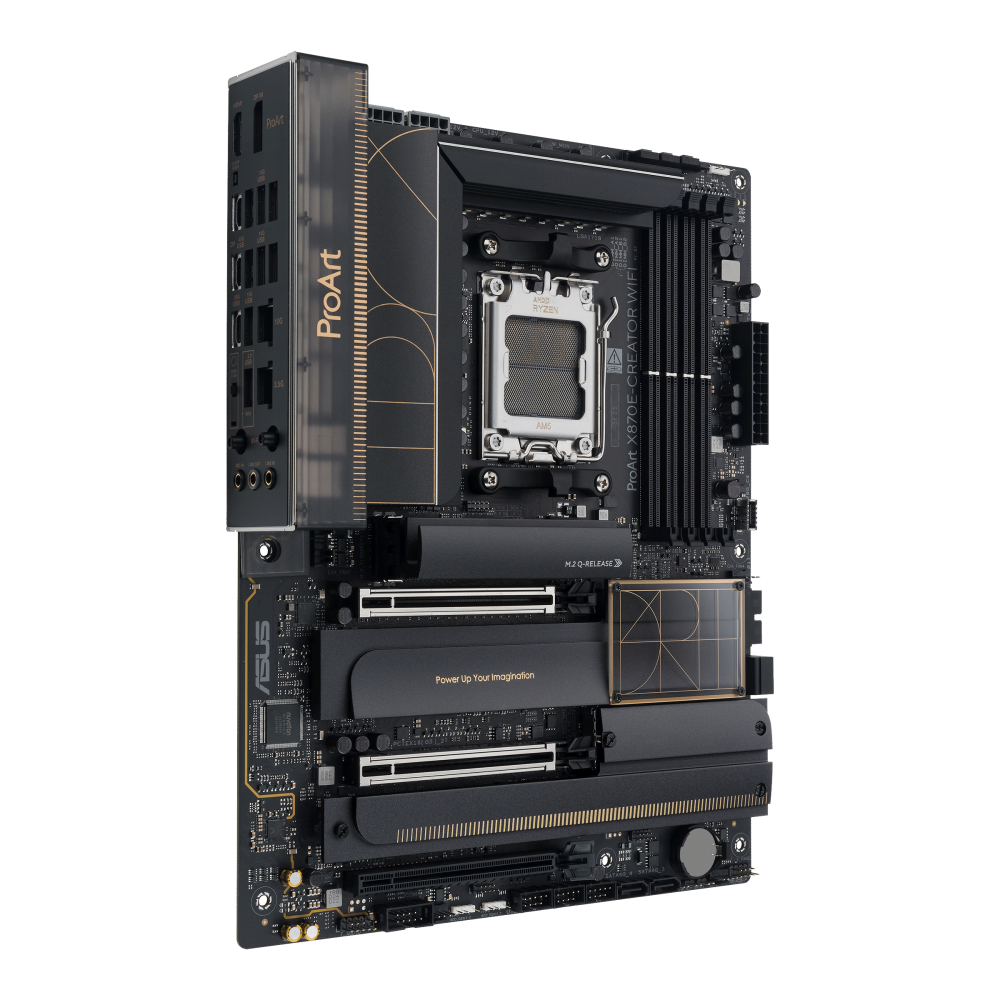 ASUS ProArt X870E-CREATOR WIFI ona plata, AM5, 10G LAN, 2 ta USB4, ATX