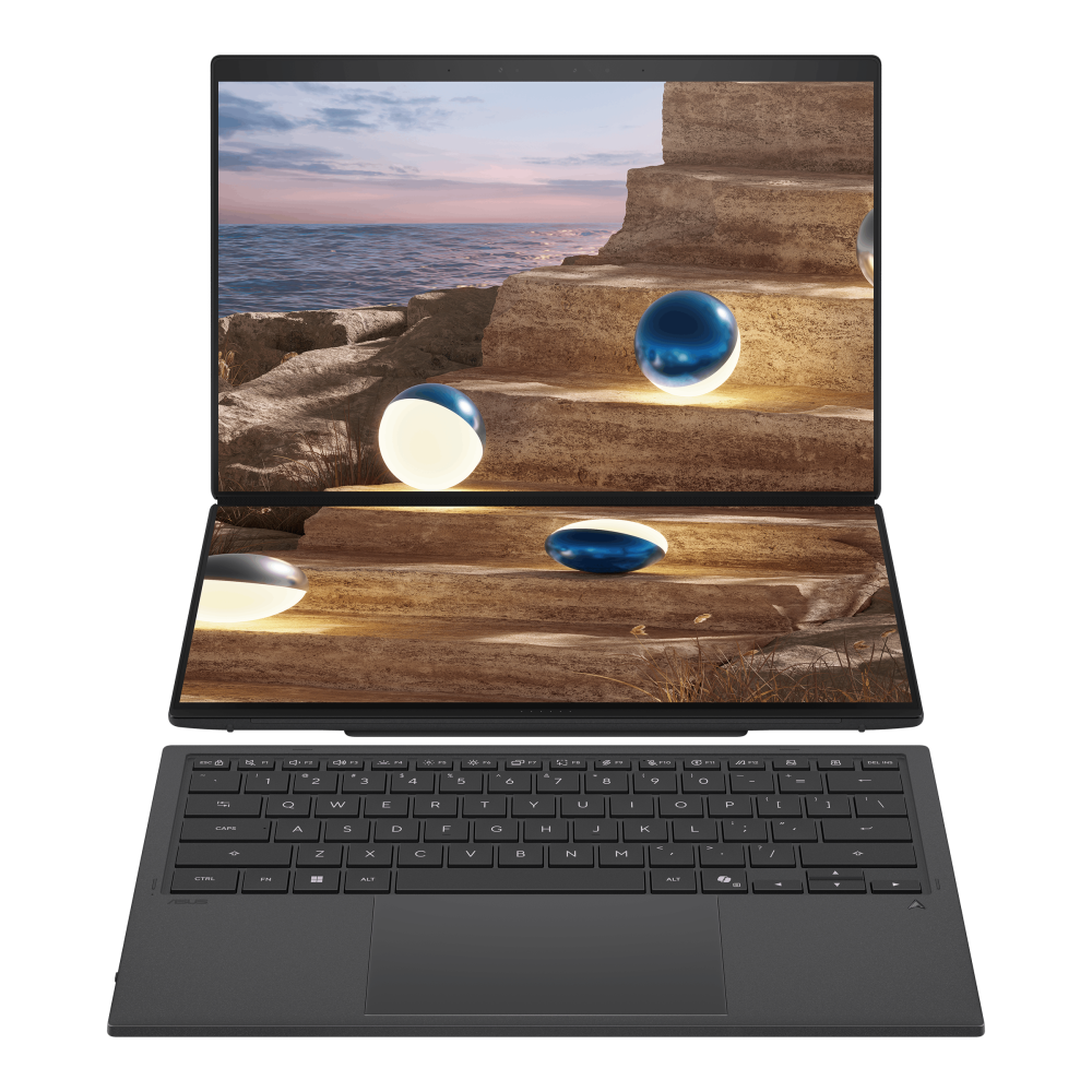 ASUS Zenbook Duo ikkita 14 dyuymli OLED ekran ustma-ust rejimda