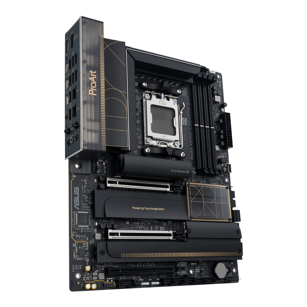 ASUS ProArt X870E-CREATOR WIFI ona plata, AM5, 10G LAN, 2 ta USB4, ATX
