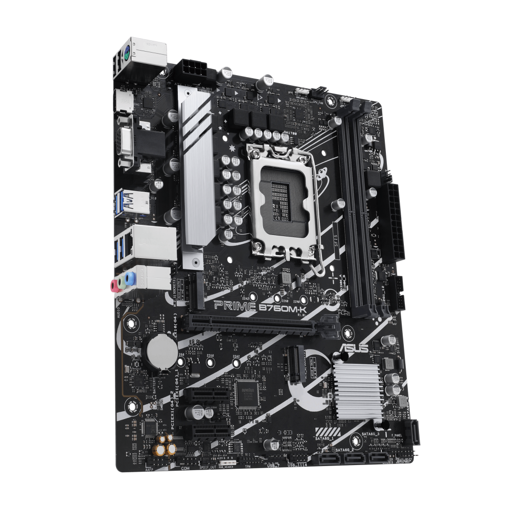ASUS PRIME B760M-K ona plata, LGA1700, DDR5, Micro-ATX