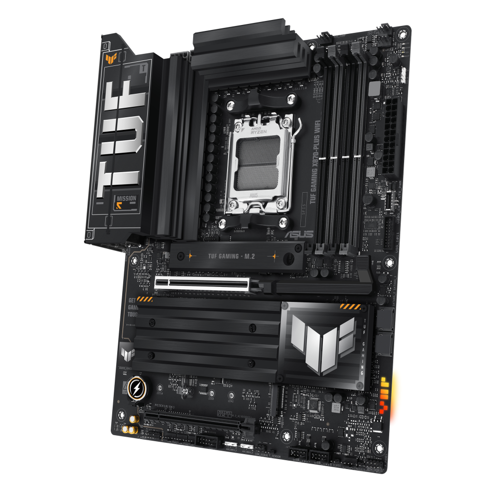 ASUS TUF GAMING X870-PLUS WIFI ona plata, AM5, 2 ta USB4, ATX