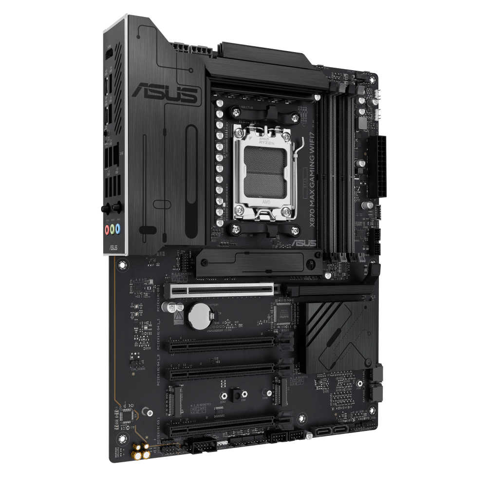 ASUS X870 MAX GAMING WIFI7 ona plata, AM5, 2 ta USB4, ATX