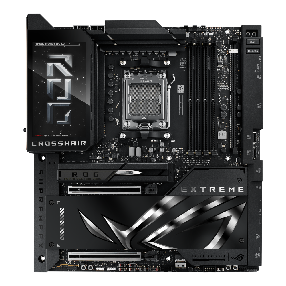 ASUS ROG CROSSHAIR X870E EXTREME ona plata, AM5, 10G LAN, E-ATX