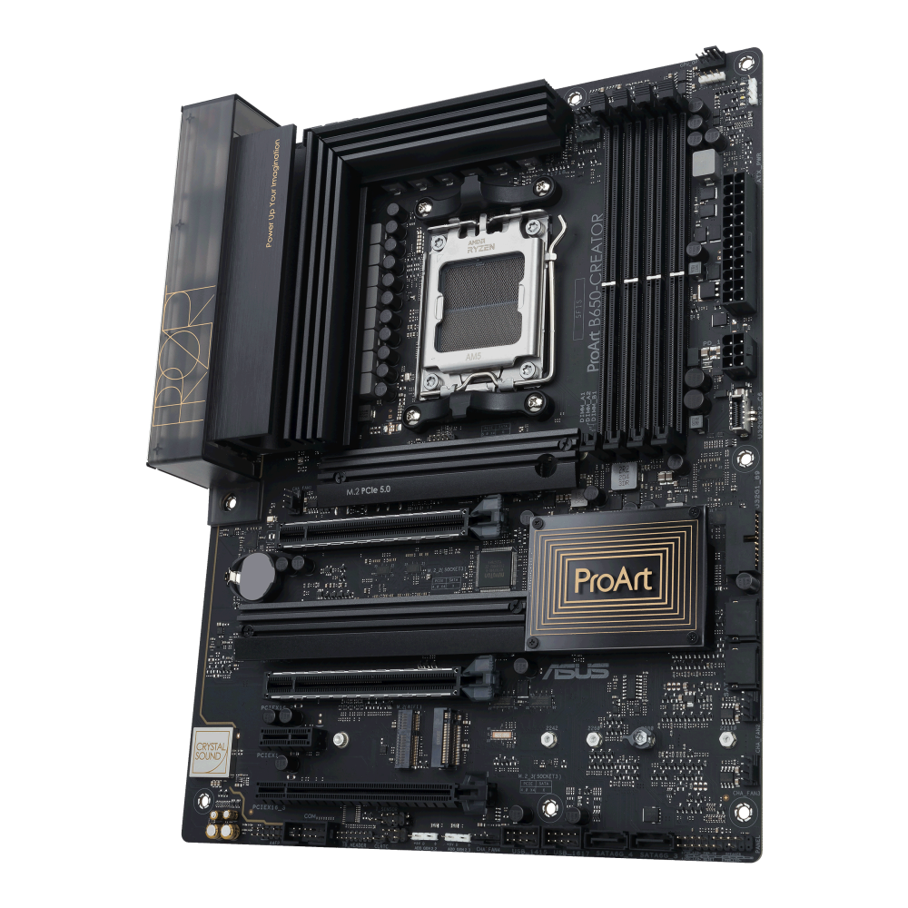 ASUS ProArt B650-CREATOR ona plata, AM5, ikkita LAN, ATX