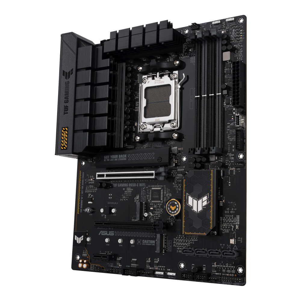 ASUS TUF GAMING B650-E WIFI ona plata, AM5, 3 ta M.2, Wi-Fi 6E, ATX