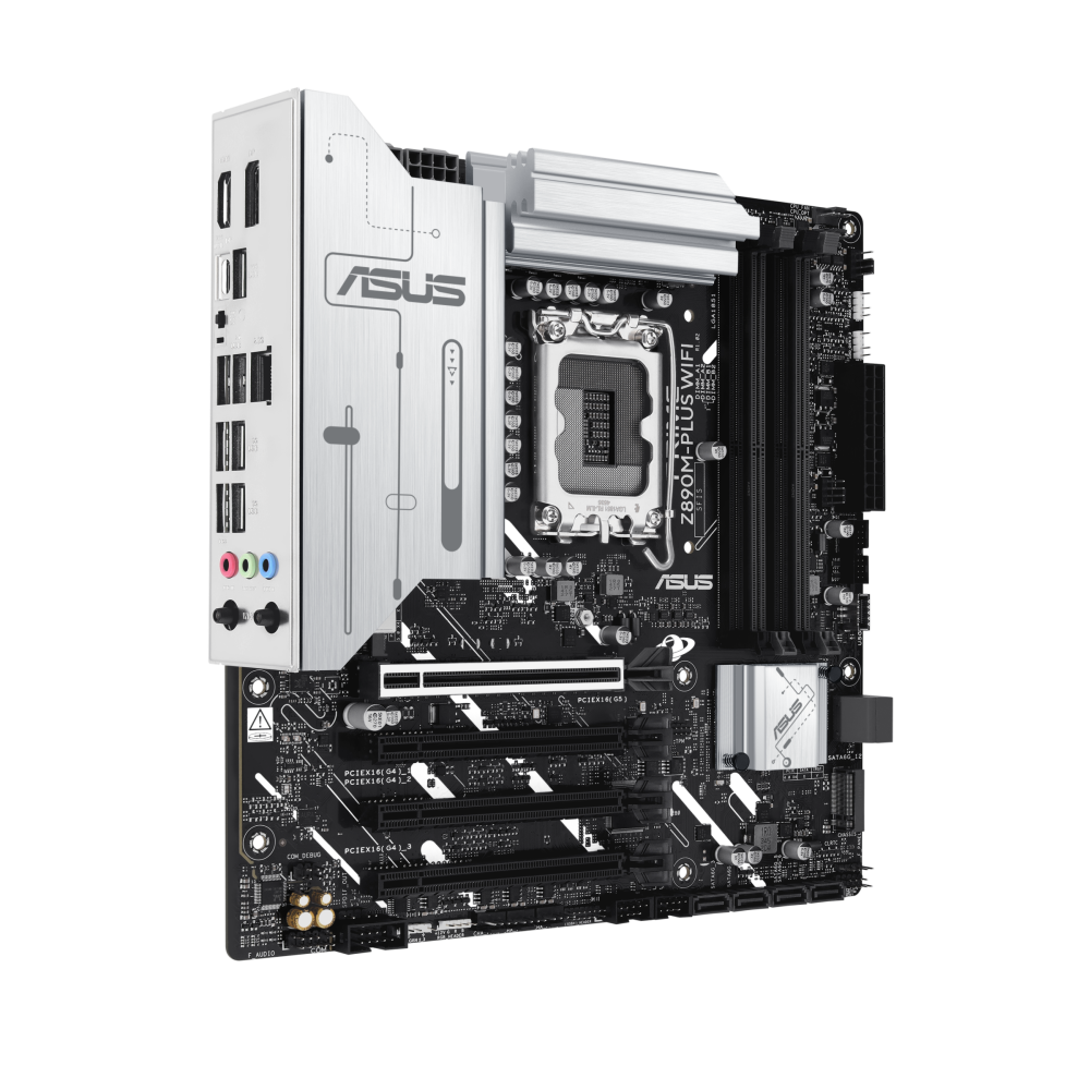 ASUS PRIME Z890M-PLUS WIFI ona plata, LGA1851, Wi-Fi 7, Micro-ATX