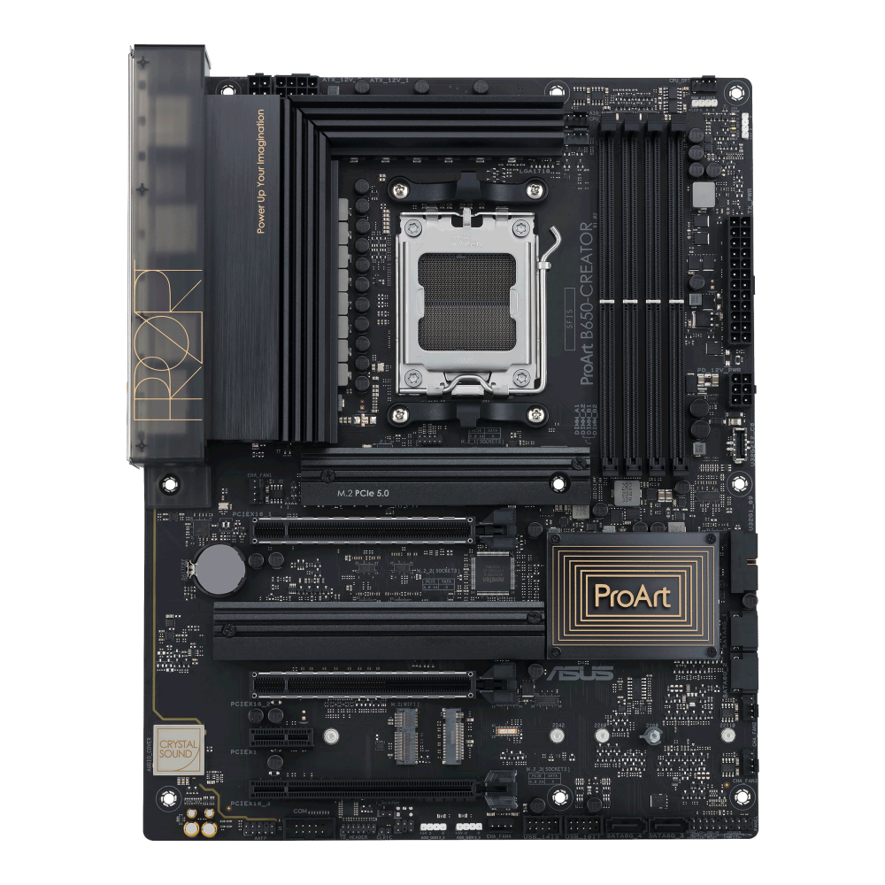 ASUS ProArt B650-CREATOR ona plata, AM5, ikkita LAN, ATX