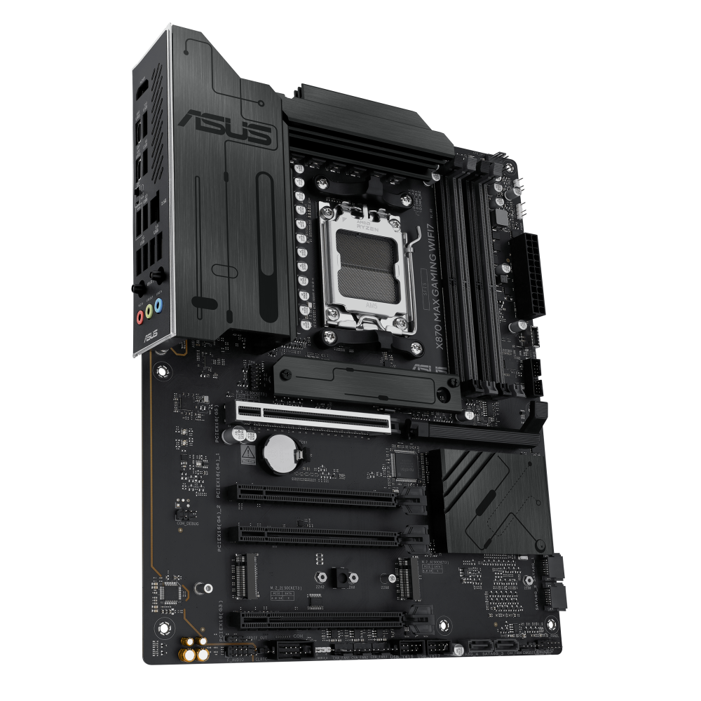 ASUS X870 MAX GAMING WIFI7 ona plata, AM5, 2 ta USB4, ATX